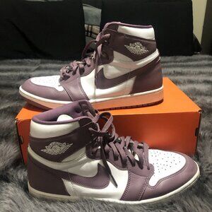 Nike Air Jordan 1 Men's Retro High OG White/Mauve Size 12, DZ5485-105, Purple
